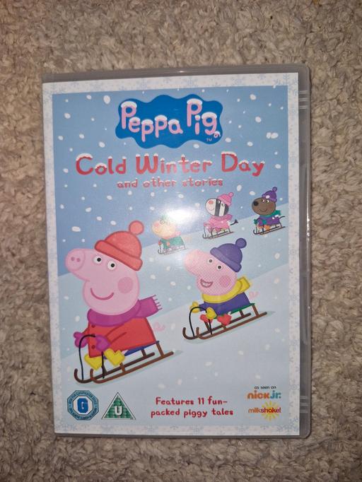  — pepper pig cold winter day dvd £1