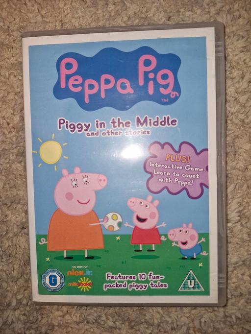  — pepper pig piggy in the middle dvd £1