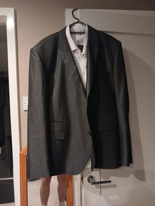  — Grey 2 piece Suit with white shirt