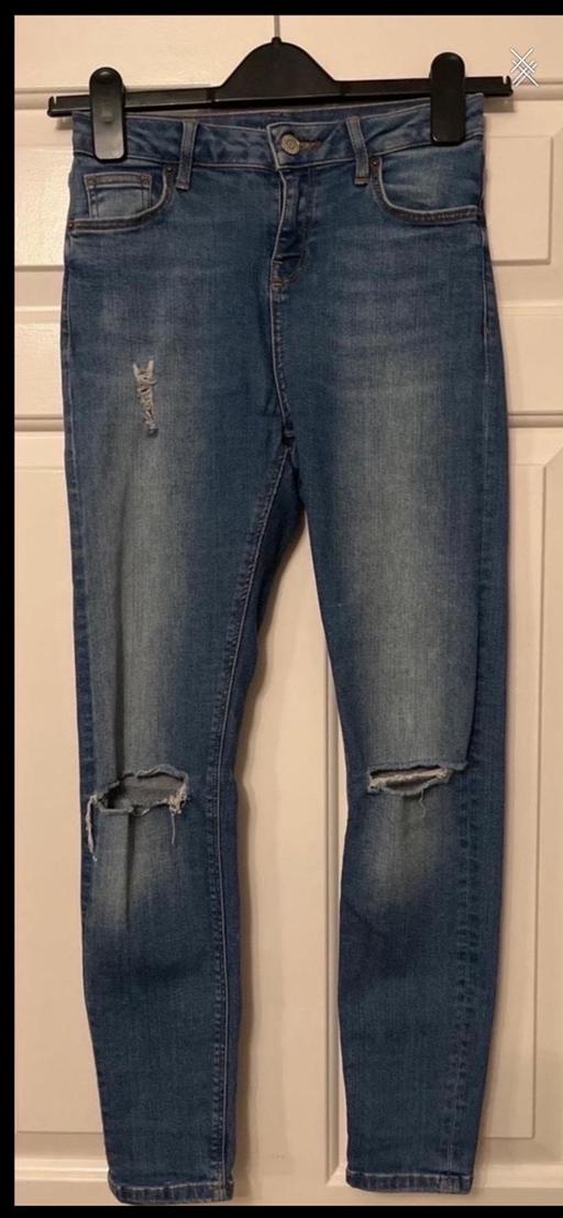  — Topshop Ripped Skinny Jeans W26 L28