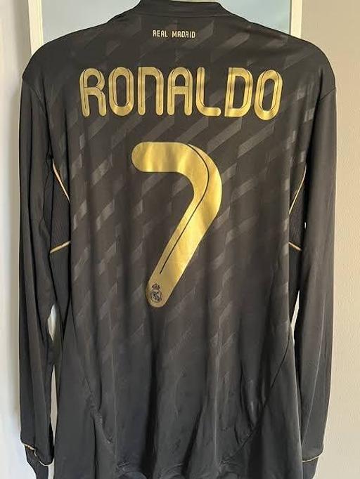  — Ronaldo 7 Black and Gold 11/12 RM Shirt