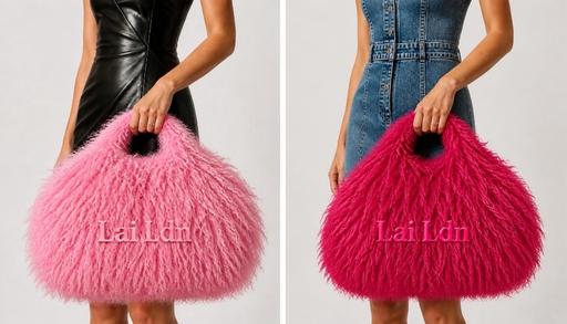  — Large fluffy Tote bags handmade very strong