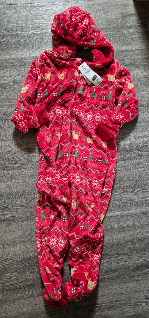  — new Girls Xmas Soft Touch Onesie