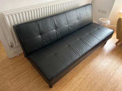  — Leather Foldable Sofa Bed