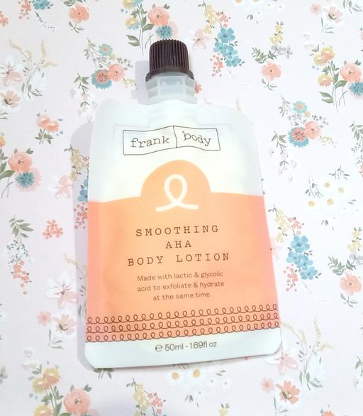 — Frank Body Smoothing AHA Body Lotion 50ml Exf