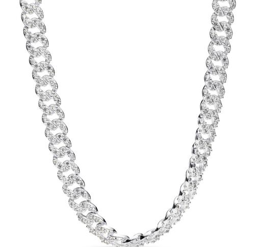  — Pandora. Pavé Cuban Chain Necklace
Sterling s