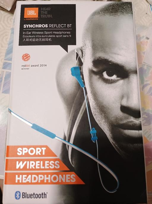  — JBL wireless sport earphones.