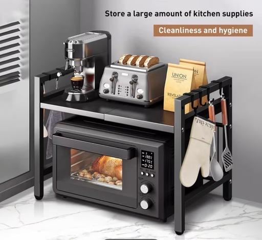 — Microwave shelf rack