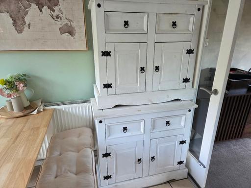  — 2 x solid wood sideboard COLLECTION ONLY