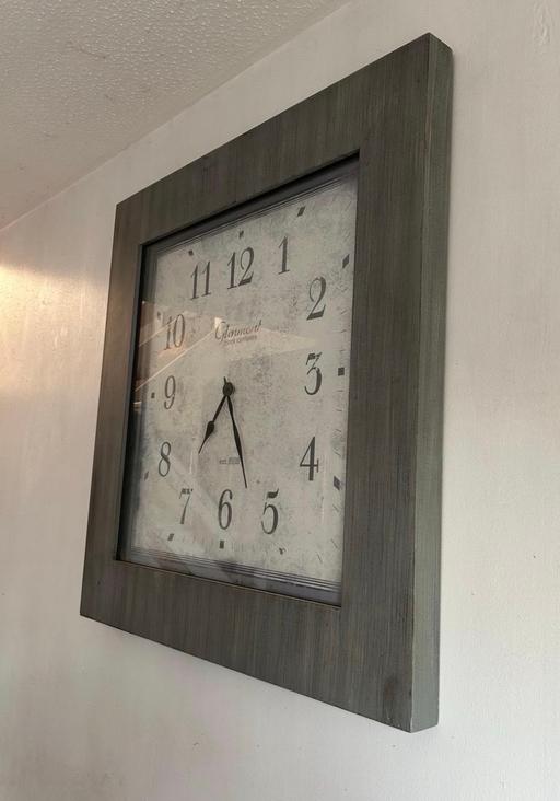  — Glenmont Grey Large Wall Clock