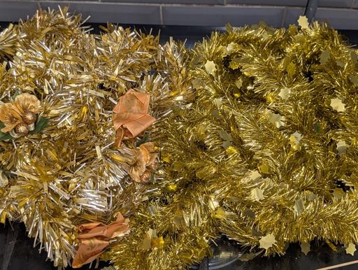  — gold tinsel