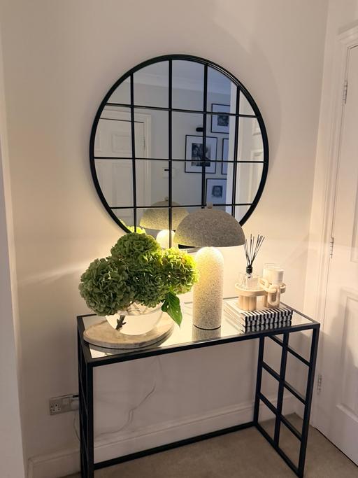  — Console table and mirror