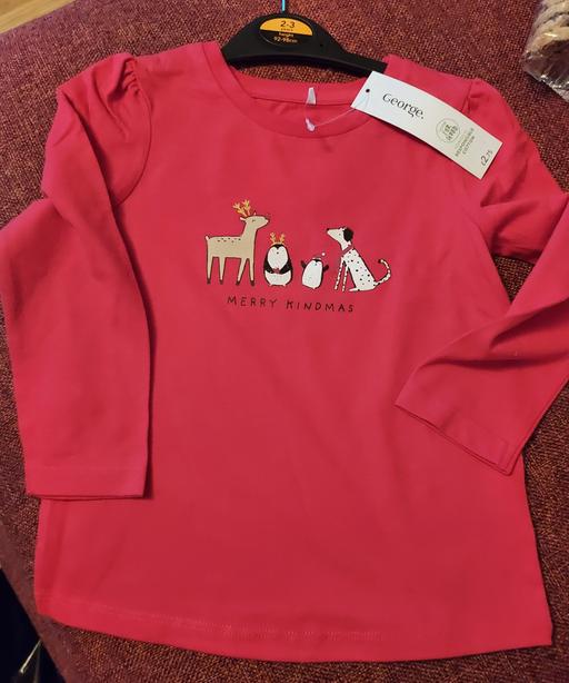  — new Girls Xmas Longsleeve Top
