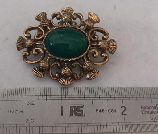  — Vintage 1960s Scottish Thistle Brooch
