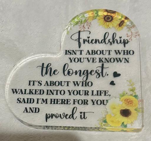  — Acrylic Keepsake Free Standing Ornament