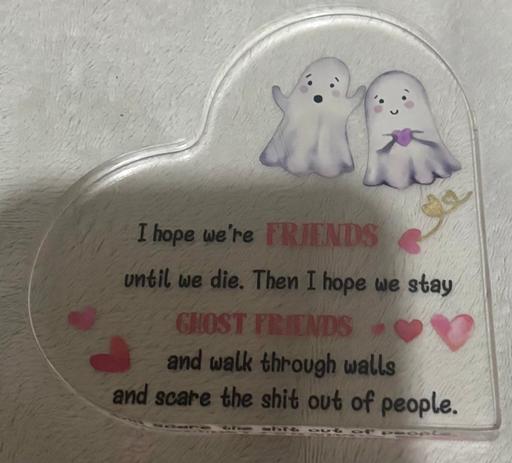  — Acrylic Keepsake Free Standing Ornament