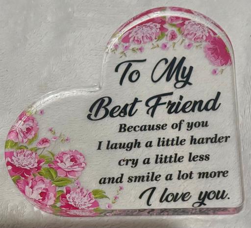  — Acrylic Keepsake Free Standing Ornament