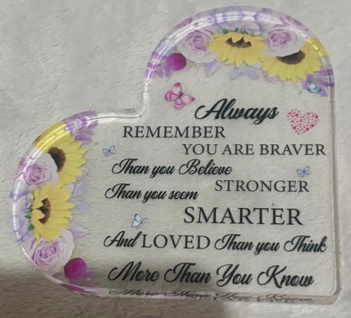  — Acrylic Keepsake Free Standing Ornament