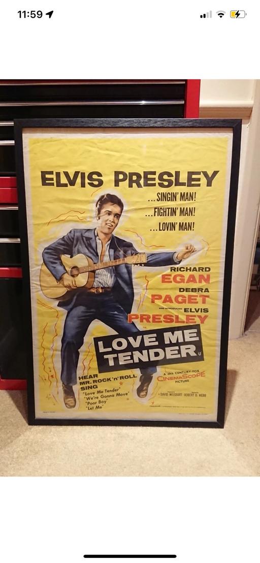  — Elvis Presley original poster 1950s rare