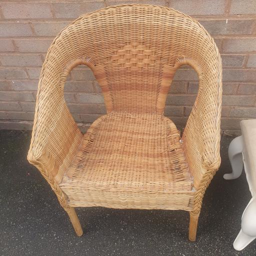  — Wicker Armchair, Good Condition, Very Useful,