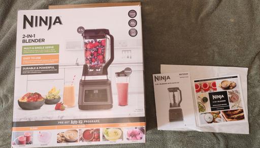  — brand new, unused ninja 2 in 1 blender