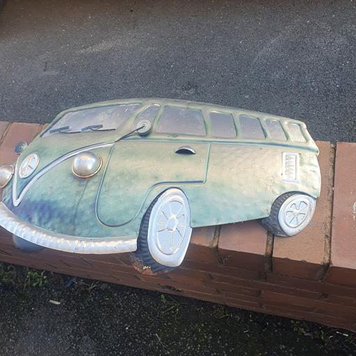  — VW Camper Van Metal Wall Art , Decent Con.