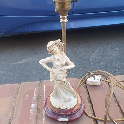  — Lovely Vintage Lamp Base ,With Porcelain Lady