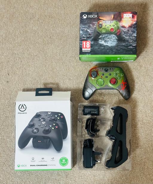  — XBox Doom Dark Ages Controller + Charger