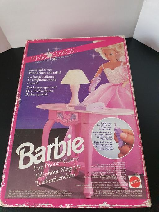  — vintage barbie telephone fun centre