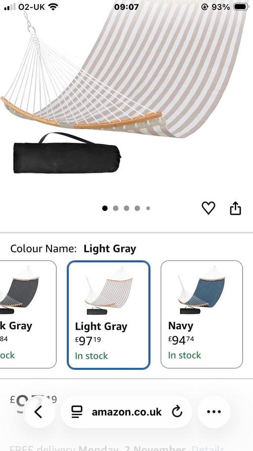  — Hammock