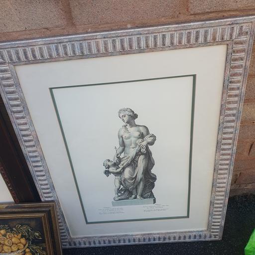  — 4 Large Framed Pictures - Venus ,Ladies &Kids