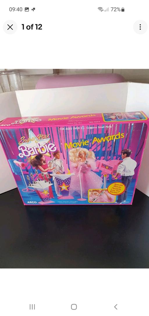  — vintage barbie movie awards playset