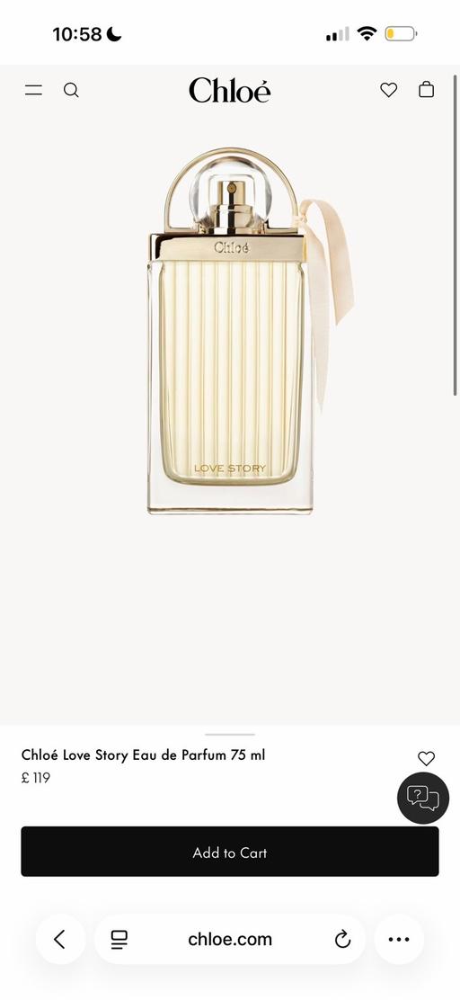  — chloe love story eau de parfum 75ml authentic