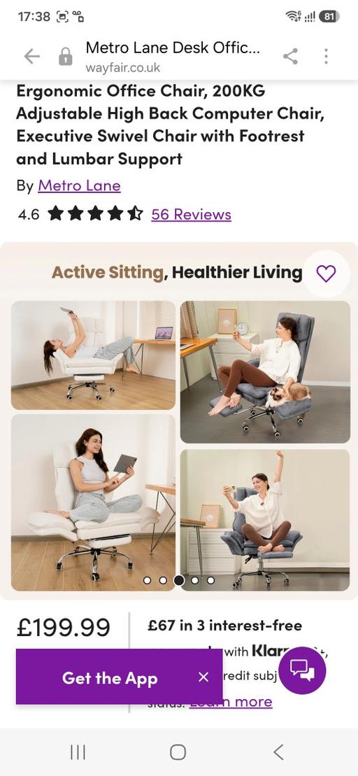  — healthy living softcomputer/readingchair