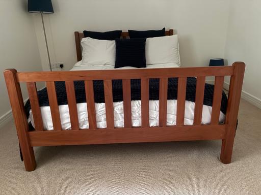  — Solid oak king size double bed