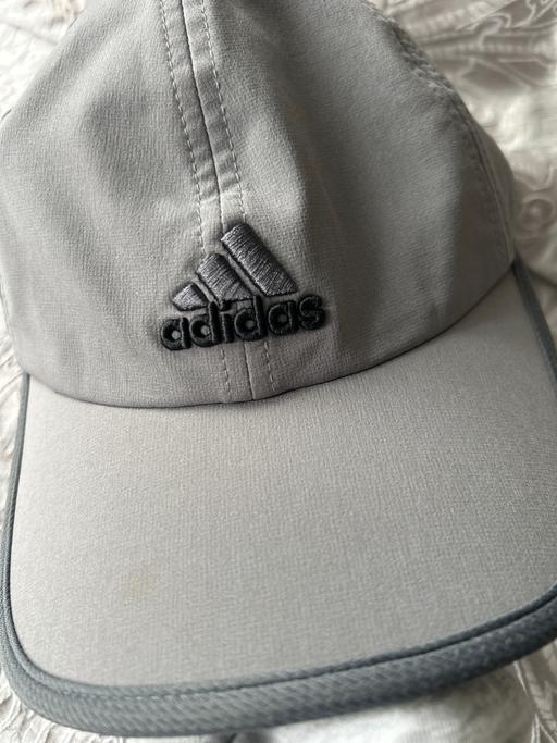  — Adidas baseball cap. Grey. Never worn.