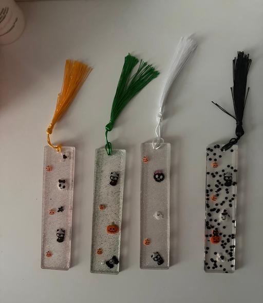  — Halloween resin bookmark