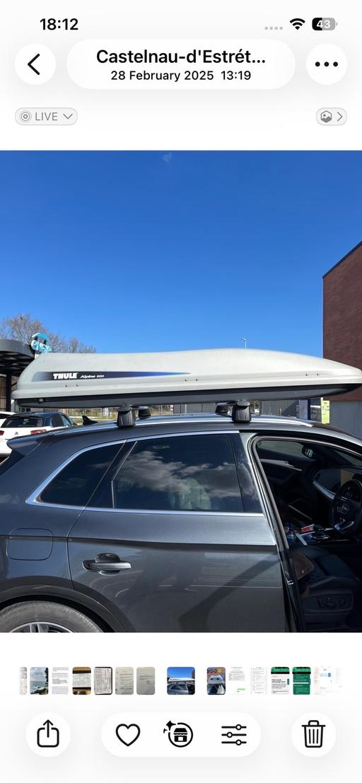 — Bargain! Thule Alpine 500 Roof Box