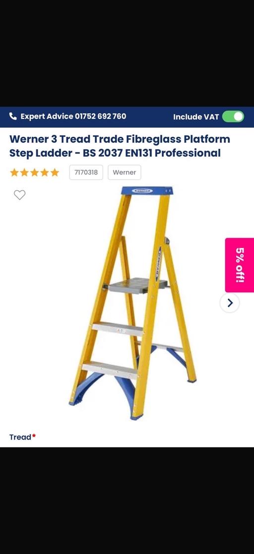  — Werner step ladder