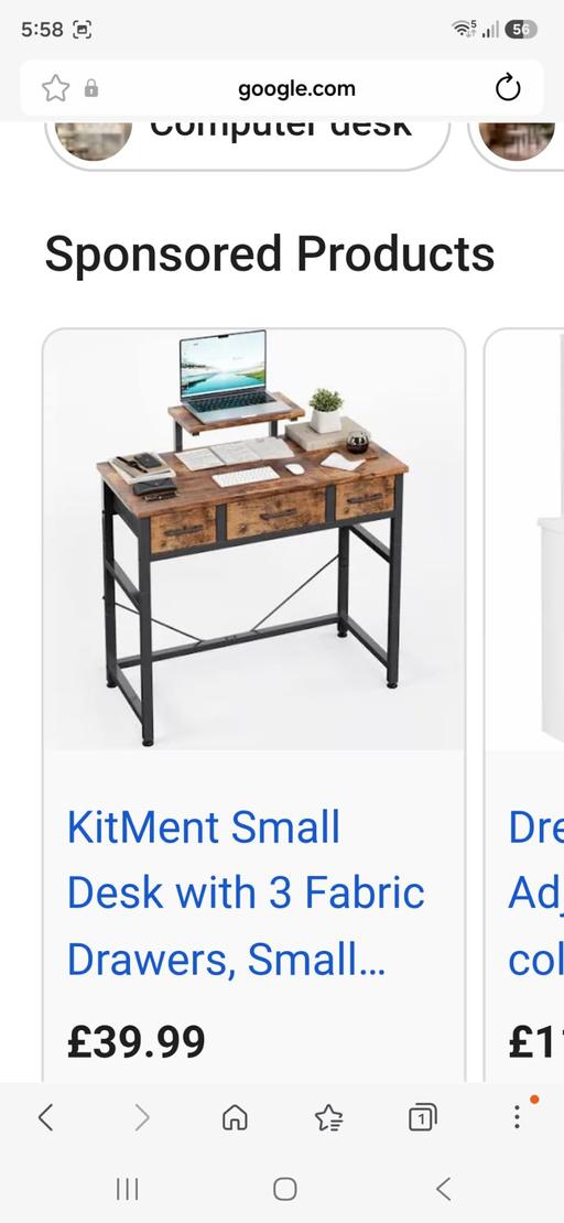  — vanity/desk table