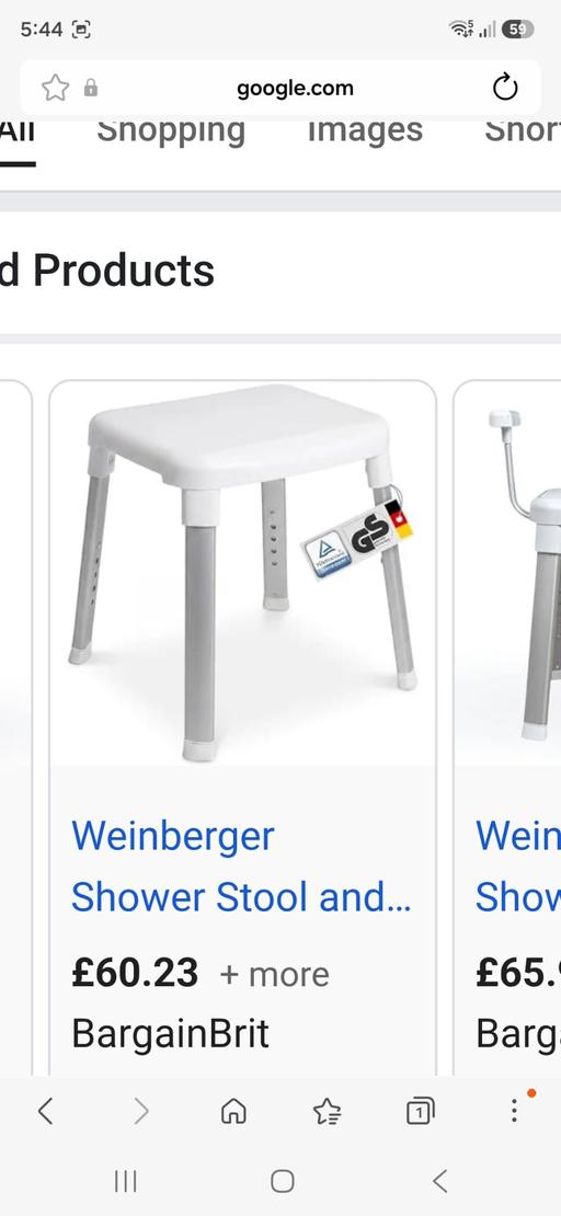  — shower stools