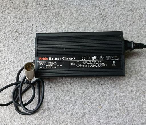  — Pride Mobility 24V 5A SLA/Gel Battery Charger