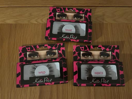  — Katie Price false eyelashes x 3 pak gift set