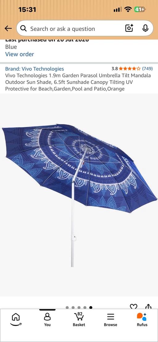  — Parasol