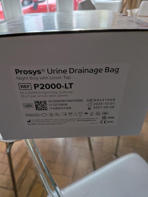  — Drainable night bags and Ostomy bags