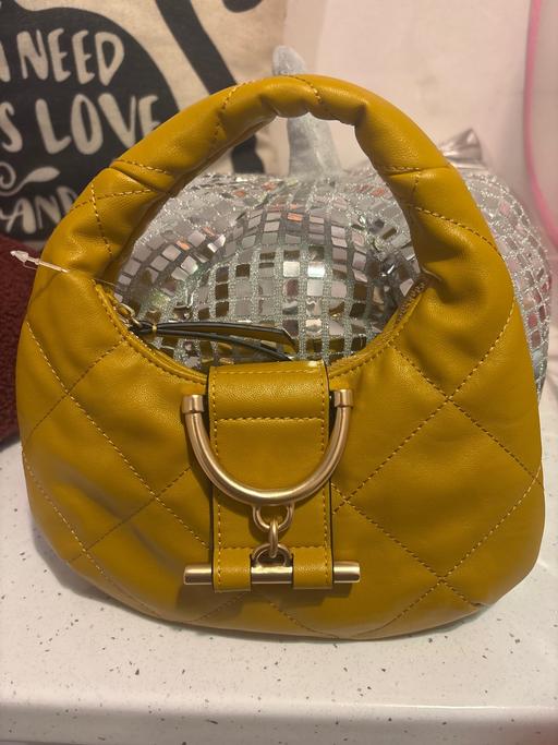  — Mini Mustard Crescent Bag