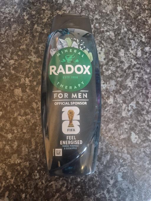  — brand new mens radox shower gel