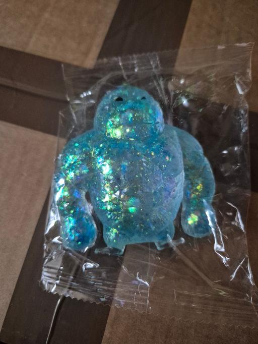  — new Blue Glitter Sugar Filled Gorilla Squishy