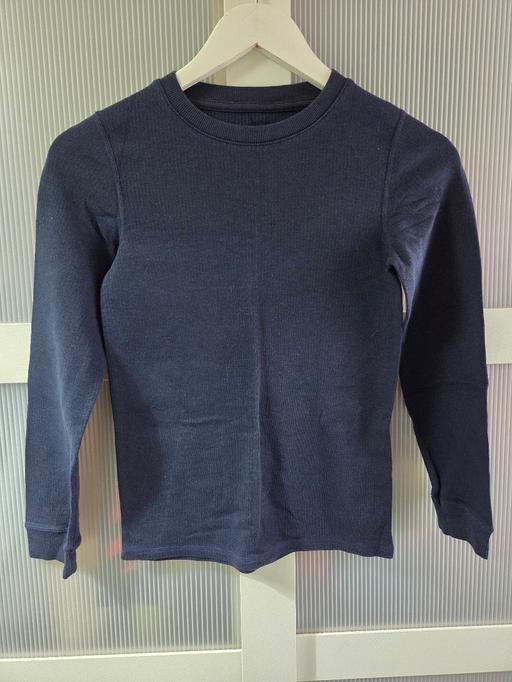  — Age 11-12 M&S navy thermal top