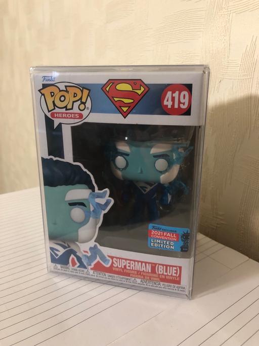  — Superman (Blue) - Boxed Funko Pop - Figure